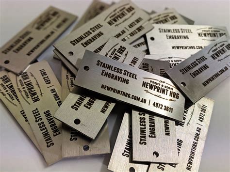 metal tags printing company